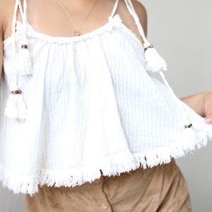 Free People Flowy Crop Top